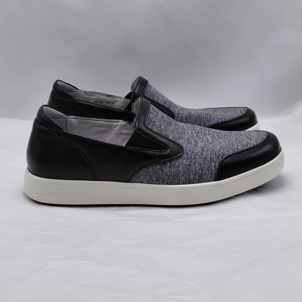 Alegria Bender Men's Black Bend Slip On Casual Loafers Shoes Size 43 US 9.5